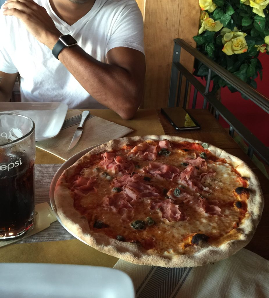 Pizza in Venice, Italy